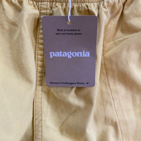 NEW ~ PATAGONIA ~Funhoggers Shorts ~ MSRP $69 ~ Surfboard Yellow XS S M L XL - Picture 3 of 7